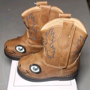 Rollda Cowboy Toddler Cowgirl Boots Infant Western Round Toe Size 7 New In Box